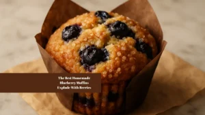 The Best Homemade Blueberry Muffins Explode With Berries