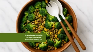 Broccoli Crunch Salad Is the High-Protein Side You've Been Waiting For