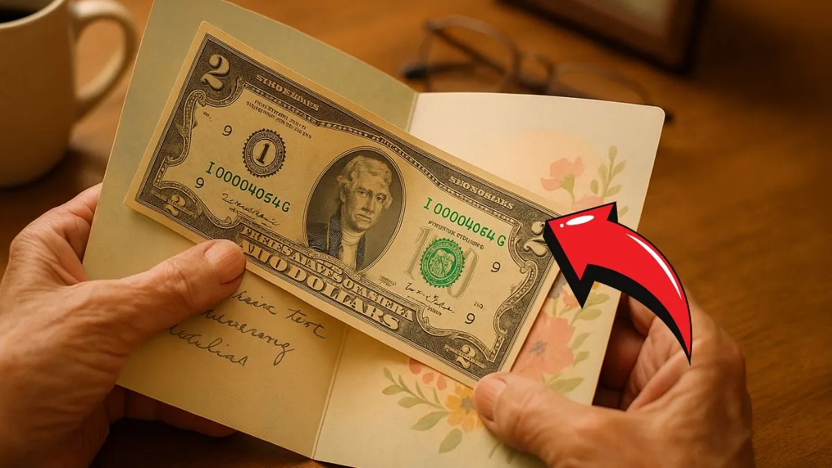 This $2 Bill Found in a Retirement Card Is Now Worth Over $7,000