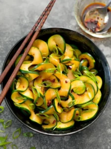 Spicy Szechuan Zucchini Noodles